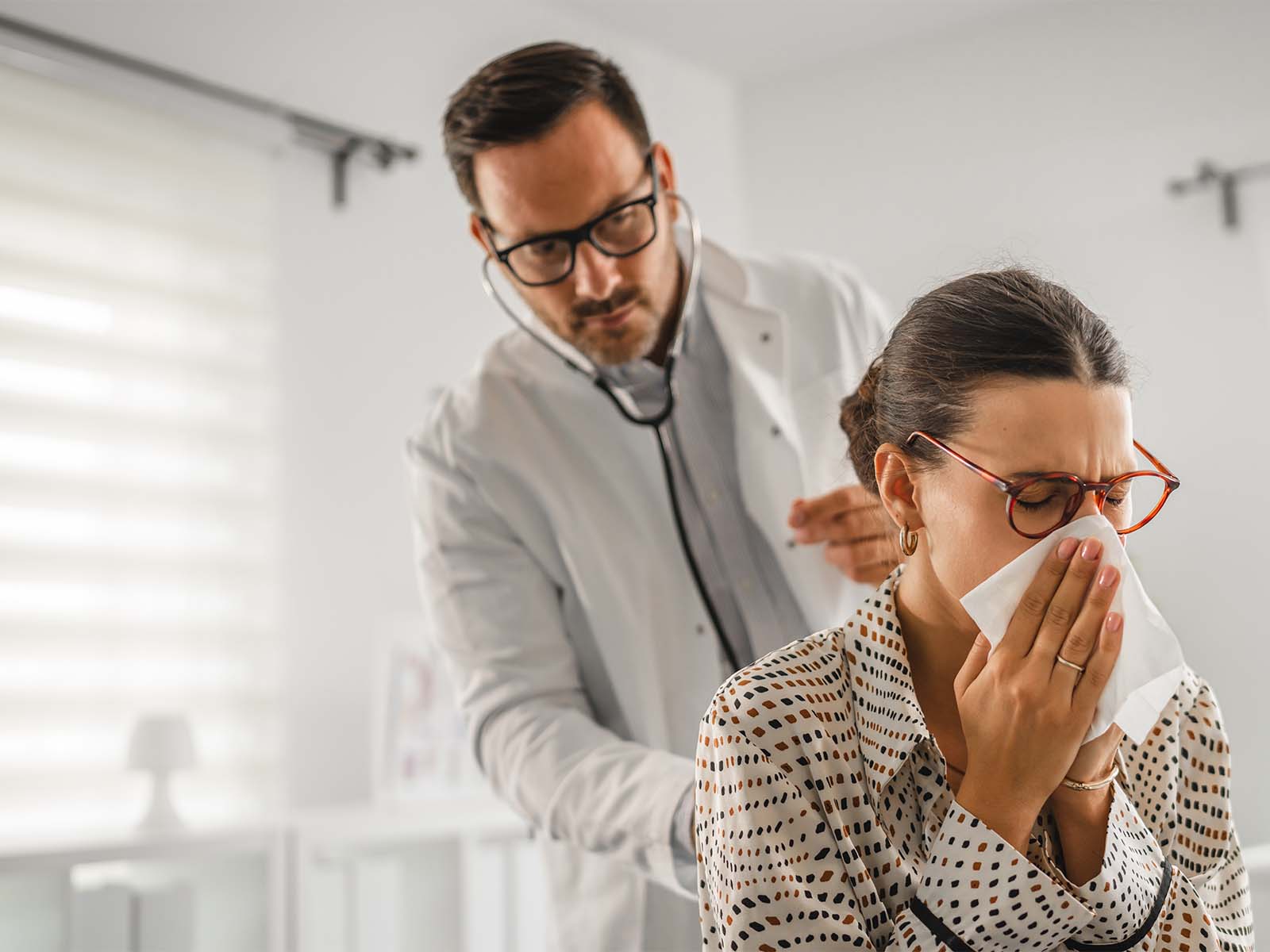 Dokter met patient